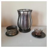 (3) Candle Holders
