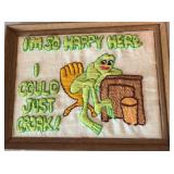 Funny Frog Sign