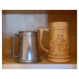 (2) Beer Steins