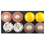 (4) Pair Vintage Clip-on Earrings