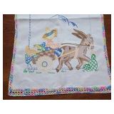 13x42 Embroidered Table Runner Embroidery