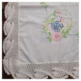 41x52" Hand Embroidered Table Cloth