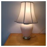 25in White Metal Lamp 25in White Metal Lamp