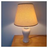 27in White Ceramic Lamp 27in White Ceramic Lamp