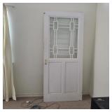 White Storm Door White Storm Door