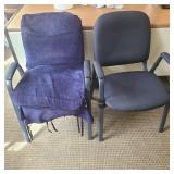 (2) Black Chairs (2) Black Chairs