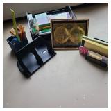 (2) Black Trays, 3-Hole Punch, & More (2) Black Trays, 3-Hole Punch, & More