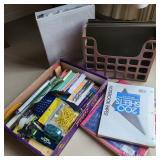 Office Supplies with Hanging File Organizer Office Supplies with Hanging File Organizer