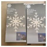 (2) Large Light Up Snow Flakes (2) Large Light Up Snow Flakes