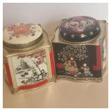 (2) Tea Tins (2) Tea Tins
