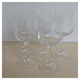 (5) Wine Glasses (5) Wine Glasses
