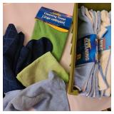 Green Container with Brand New Microfiber Towels Green Container with Brand New Microfiber Towels
