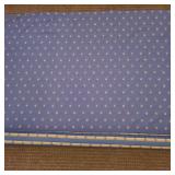 Blue Small Flower Print Roll of Fabric Blue Small Flower Print Roll of Fabric