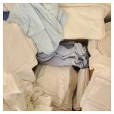 Box of White Sheets & Hospital Bedding Box of White Sheets & Hospital Bedding