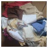 Scrap Fabric Lot & Sewing Supplies Scrap Fabric Lot & Sewing Supplies