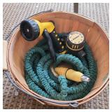 Brown Gardening Bucket with Hose & Sprayer Brown Gardening Bucket with Hose & Sprayer