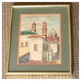 14.5x18 Framed Village Print 14.5x18 Framed Village Print