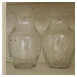 (2) 8in Vases (2) 8in Vases