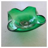 9x2 Green Glass Dish 9x2 Green Glass Dish