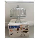 Anchor Hocking Cake Dome with Cake Plate Anchor Hocking Cake Dome with Cake Plate