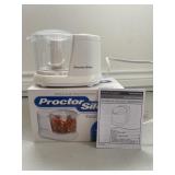Proctor Silex Food Chopper, White Proctor Silex Food Chopper, White