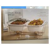 Twin Ceramic Food Warmer Twin Ceramic Food Warmer
