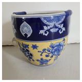 Blue & Yellow Flower Pot Blue & Yellow Flower Pot