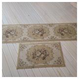 (2) Rose Rugs (2) Rose Rugs