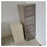 (2) Metal File Cabinets (2) Metal File Cabinets
