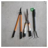(3) Gardening Tools Including Hedge Trimmers (3) Gardening Tools Including Hedge Trimmers