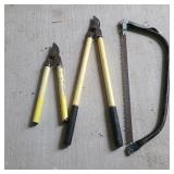 (2) Limb Cutters and Hacksaw (2) Limb Cutters and Hacksaw
