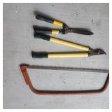 (3) Yellow Gardening Tools (3) Yellow Gardening Tools
