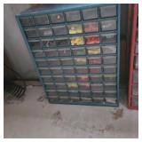 Vintage 60 Drawer Blue Storage Organizer Vintage 60 Drawer Blue Storage Organizer