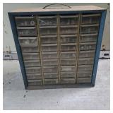 Vintage 36 Drawer Akro-Mils Organizer Vintage 36 Drawer Akro-Mils Organizer
