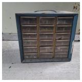 Vintage 18 Drawer Akro-Mils Organizer Vintage 18 Drawer Akro-Mils Organizer