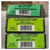 (3) Boxes Galvanized Nails (3) Boxes Galvanized Nails