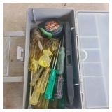 Small Grey Toolbox with Tools Small Grey Toolbox with Tools