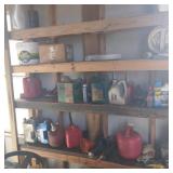 Contents of Shelving Contents of Shelving