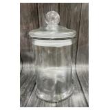 13 in. Glass Jar with Lid