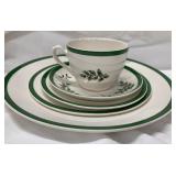 Vintage Spode Christmas Tree Dinner Set For One