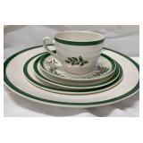 Vintage Spode Christmas Tree Dinner Set For One