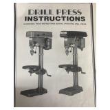 Woodtek 12 Speed Drill Press 115V (Model: CH-18NF)