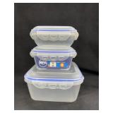 (3) Food Storage Containers