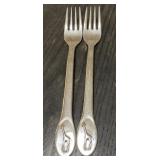 (2) Pieces WMF Cromargan Forks