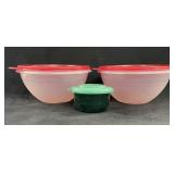 (3) Tupperware Containers