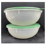 (2) Large Tupperware Containers