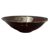 Vintage Anchor Hocking Ruby Glass Mixing Bowl