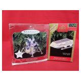 (2) Space Ship Ornaments