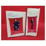 (2) Star Trek Enterprise NX-01 Ornaments