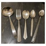 (5) Pieces Assorted Brands Flatware